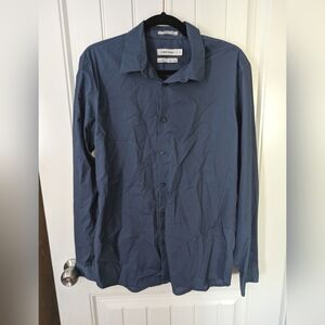 🔥 Calvin Klein Slim Fit Button Down Men's Dress Shirt